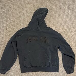 Anine Bing Harvey Sweatshirt in Washed Black